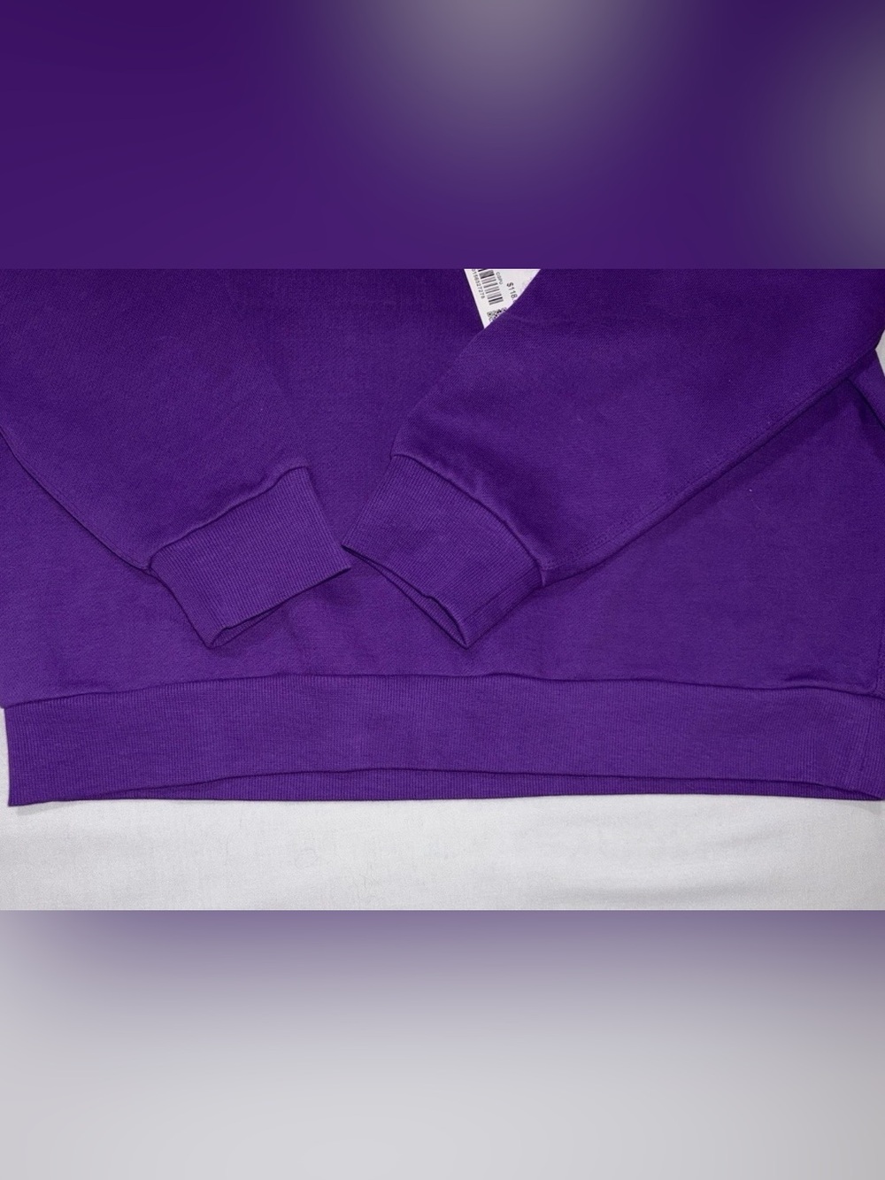 NWT LULULEMON MENS LARGE STEADY STATE CREW SWEATSHIRT*GRAPHIC PURPLE RETAIL $118 - Picture 10 of 15